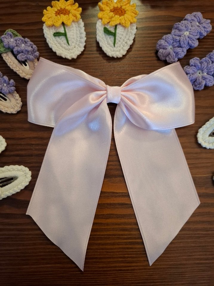 Beyaz Çiçekli Bohem Çocuk Saç Tokası - Görsel 5