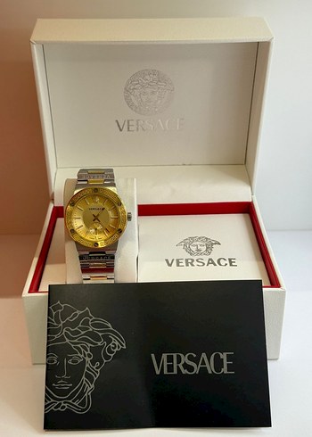 Versace Altın Renkli Kadın Kol Saati - Görsel 10