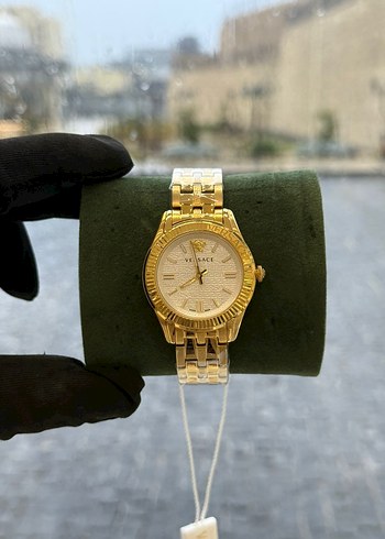 Versace Altın Renkli Kadın Kol Saati - Görsel 11