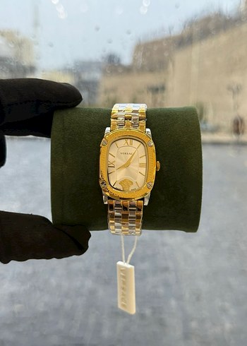 Versace Altın Renkli Kadın Kol Saati - Görsel 13