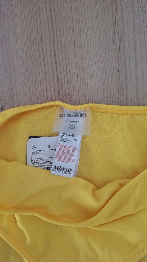 Parlak Sarı Midi Bikini Altı - Görsel 3