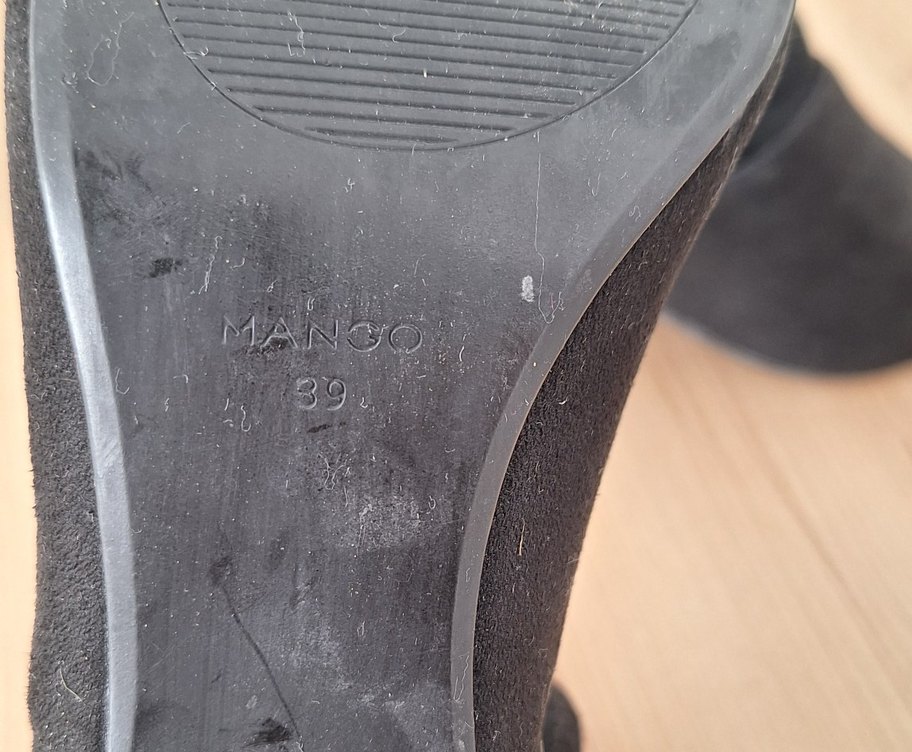 Mango Süet Stiletto Topuklu Bot - Görsel 4