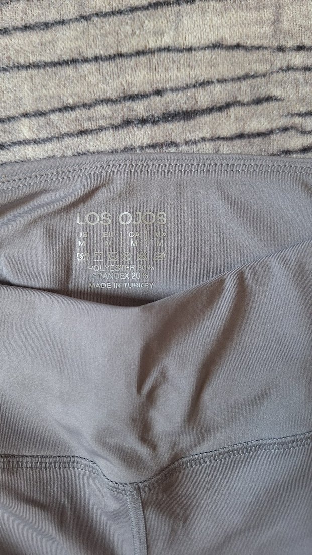 Gri Uzun Spor Tayt - Görsel 3