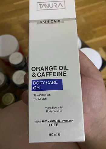 Tanura Portakal Yağı & Kafein Vücut Bakım Jeli 150ml
