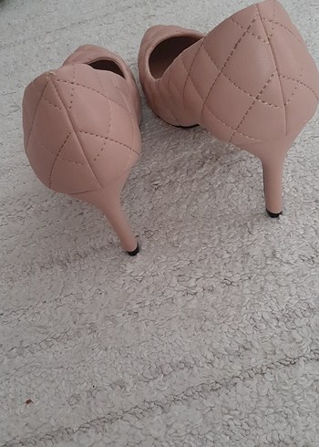 NINEWEST Pembe Kadın Kare Topuklu Stiletto - Görsel 9
