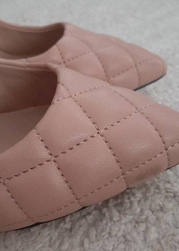 NINEWEST Pembe Kadın Kare Topuklu Stiletto - Görsel 3