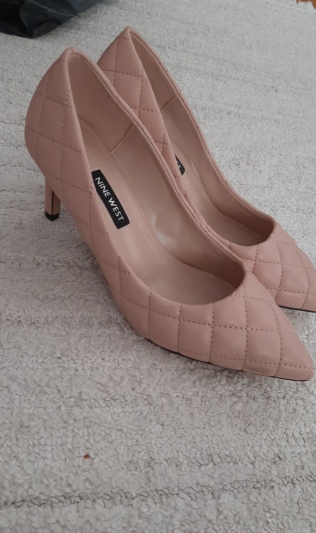 NINEWEST Pembe Kadın Kare Topuklu Stiletto - Görsel 4