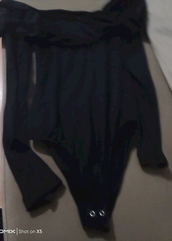 Uzun Kollu Straplez Siyah Gotik Bluz - Görsel 3