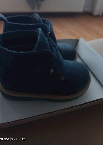 Erkek Çocuk Lacivert Süet Tokalı Bot - Görsel 5