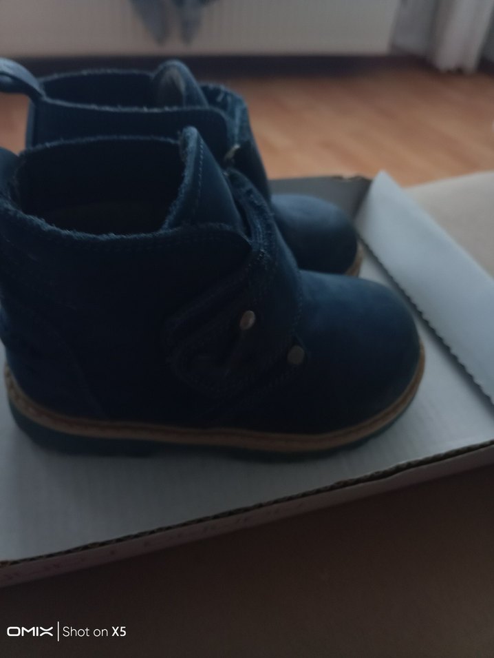 Erkek Çocuk Lacivert Süet Tokalı Bot - Görsel 5