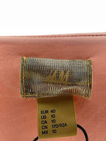 40 Beden pembe Renk H&M Uzun Elbise %70 İndirimli.