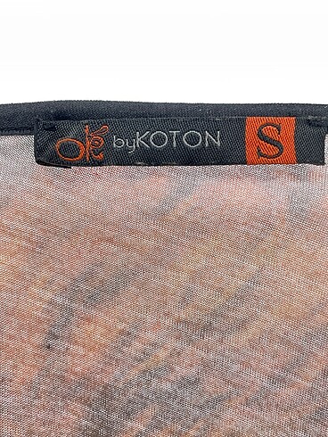 s Beden siyah Renk Koton Bluz %70 İndirimli.