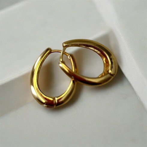 Gold Halka Küpe