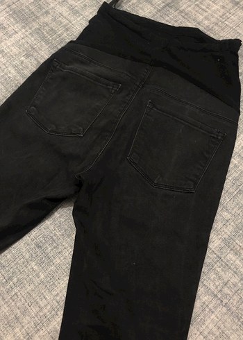 38 Beden Siyah Hamile Kot Pantolon