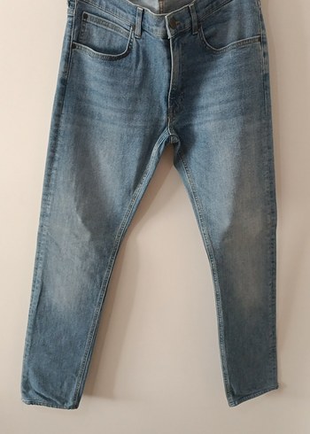 Erkek Mavi Denim Slim Fit Kot Pantolon