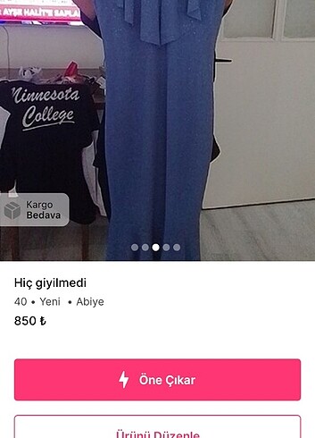Abiye Hiç giyilmedi abiye 