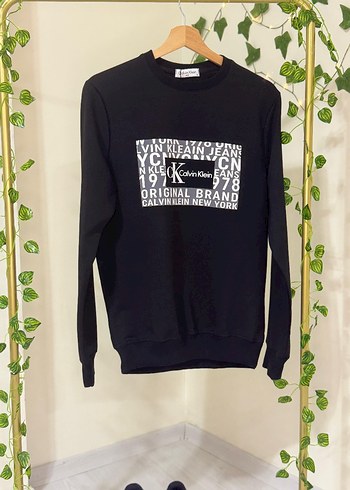 Diğer 2 İplik Siyah Calvin Klein Sweatshirt