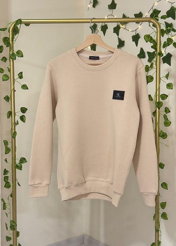 Diğer Bej Bisiklet Yaka Sweatshirt