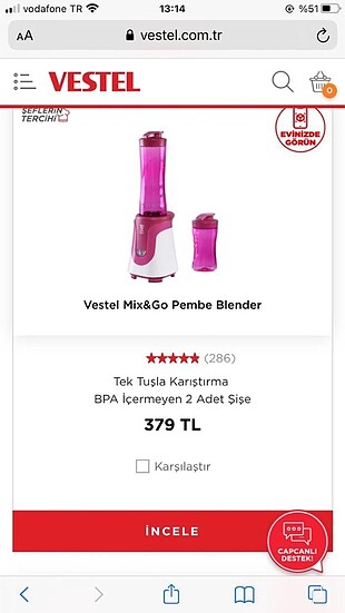 Vestel mixgo