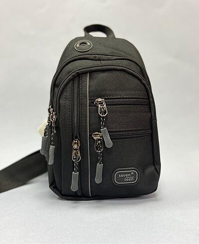Seventeen 4924 gri çizgili badybag çanta