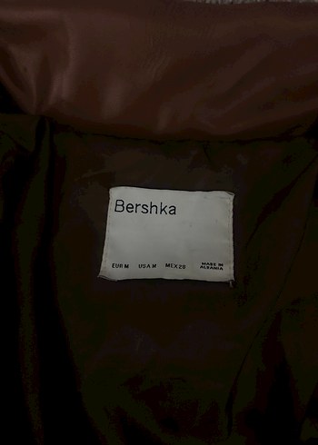 Bershka Kahverengi Deri Kadın  Mont - Görsel 3