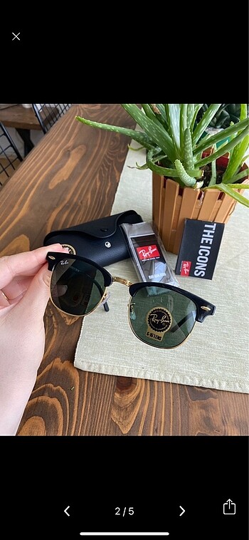  Beden Rayban clubmaster gözlük