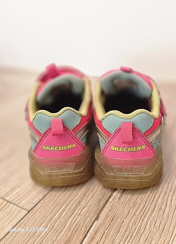 Skechers SKECHERS Pembe- Turkuaz Kız Cocuk Spor Ayakkabisi