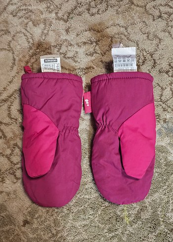 Decathlon Pembe kiz cocuk kayak eldiveni - Görsel 2
