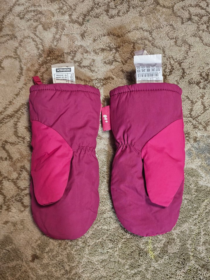 Decathlon Pembe kiz cocuk kayak eldiveni - Görsel 2