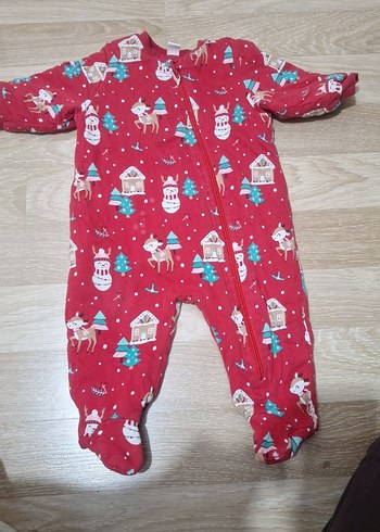 Renkli Desenli Kız Bebek Kar Tulumu - Görsel 2