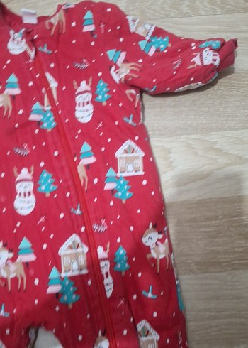 Renkli Desenli Kız Bebek Kar Tulumu - Görsel 5