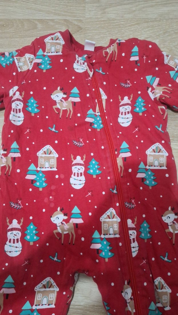 Renkli Desenli Kız Bebek Kar Tulumu - Görsel 4