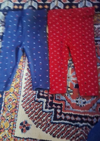 Kız Çocuk Renkli Desenli Tayt - Görsel 4