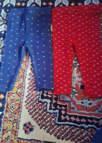 Kız Çocuk Renkli Desenli Tayt - Görsel 3