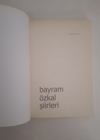 Bayram Özkal Şiirleri Kitabı - Görsel 3