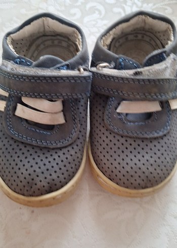 Gri Erkek Bebek İlk Adım Ayakkabısı - Görsel 3