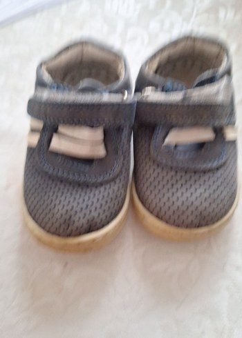 Gri Erkek Bebek İlk Adım Ayakkabısı - Görsel 4