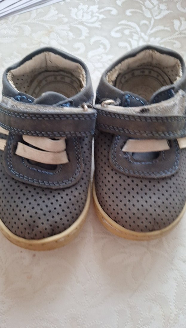 Gri Erkek Bebek İlk Adım Ayakkabısı - Görsel 3