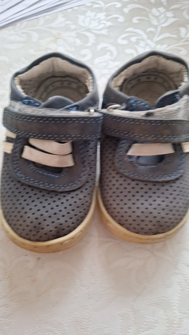 Gri Erkek Bebek İlk Adım Ayakkabısı - Görsel 2