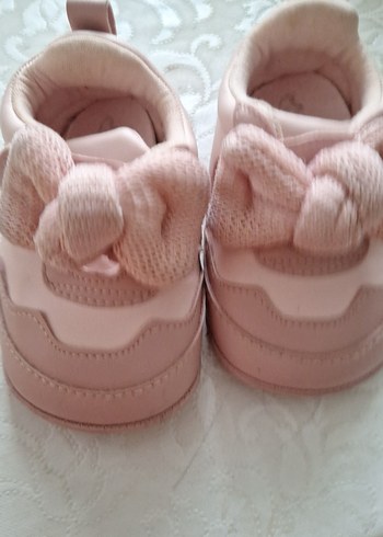 Pembe Fırfırlı İlk Adım Ayakkabısı - Görsel 3