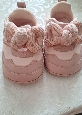 Pembe Fırfırlı İlk Adım Ayakkabısı - Görsel 4