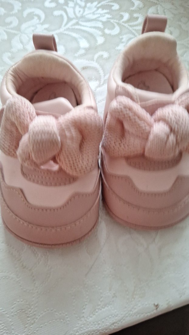 Pembe Fırfırlı İlk Adım Ayakkabısı - Görsel 3