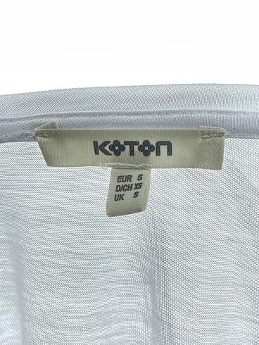 s Beden beyaz Renk Koton Bluz %70 İndirimli.