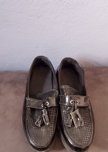 Siyah erkek çocuk düğün ayakabısı - Görsel 4