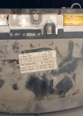 Veglia Gri Hız ve Devir Ölçer Gösterge Paneli Fiat brava - Görsel 4