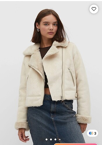Stradivarius kürklü ceket