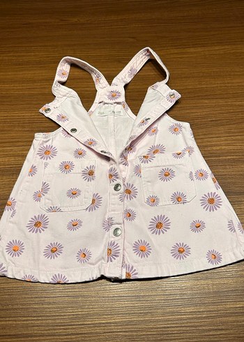 5 Yaş Beden çeşitli Renk Zara 4-5 Yaş Askılı Çiçekli Şık Elbise