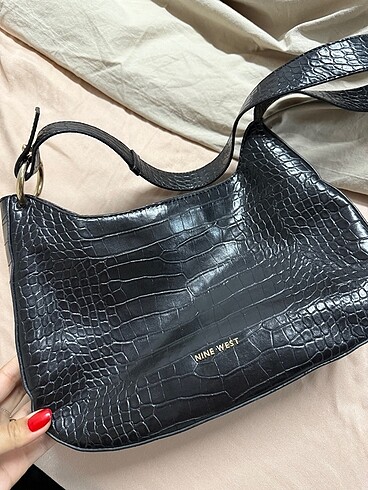 nine west deri çanta
