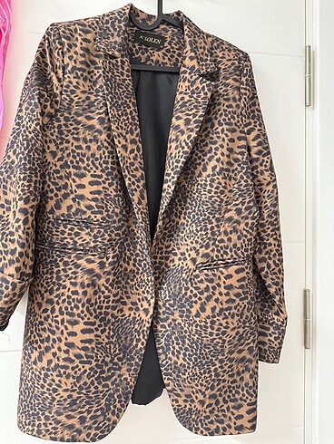 Diğer leopar blazer