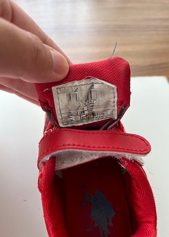 24 Beden kırmızı Renk Us Polo Kırmızı Çocuk Ayakkabısı